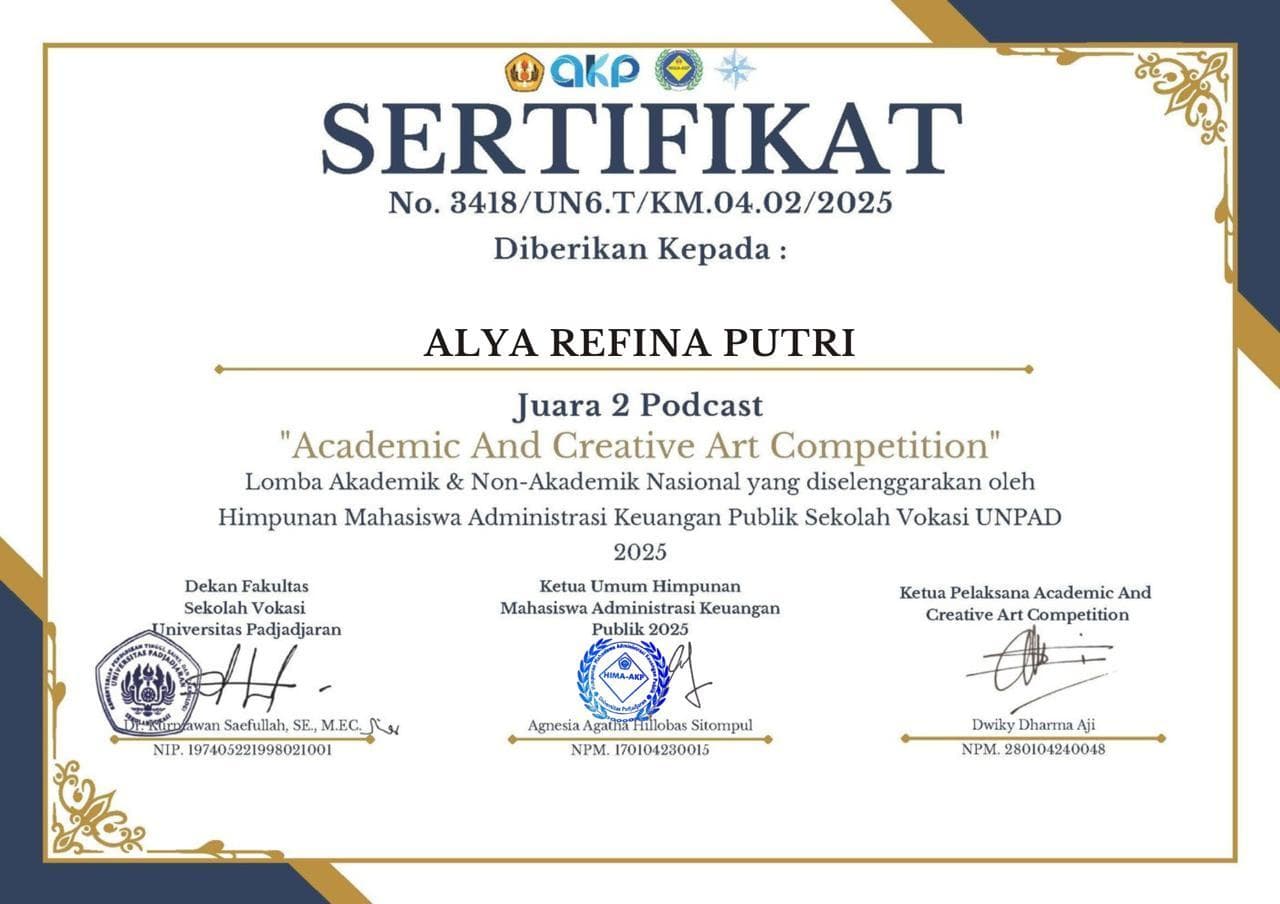 UNPAD Academic & Creative Art Competition 2025